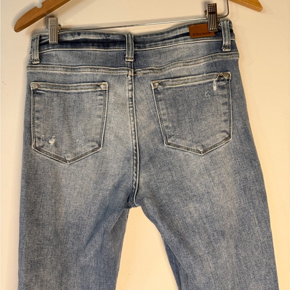 Judy Blue Skinny Jeans 7/28 Mid Rise Stretch Denim Medium Wash Women - Picture 4 of 5